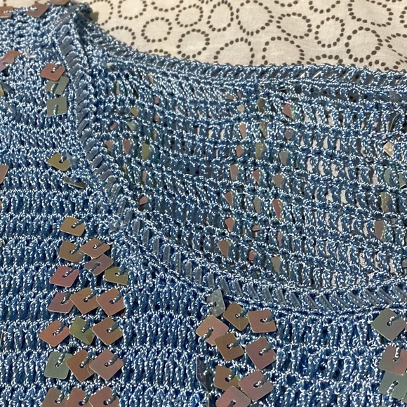 Baby blue crochet top - Picture 3 of 8
